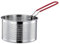 Nxyupv 1 Panier de Friture, Panier à Pâtes, Panier de Friteuse en Acier Inoxydable pour Casserole, Panier de Tamis Alimentaire Rond 18 cm