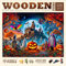 Halloween Puzzle aus Holz 1000 Teile - Geisterhafte Kürbisnacht - 54,0 x 39,4 cm - Made in EU by WOODEN.CITY