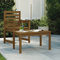 Somanki Gartentisch, Buffettisch, Garten Esstisch, Multifunktionstisch, Terrassentisch, Picknicktisch, Spieltisch, Flohmarkttisch, Honigbraun 82,5x50,5x45 cm Massivholz Kiefer