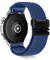RoYiio Bracelet Nylon 22mm pour Xiaomi Watch S4 Band Redmi Watch 5 Active/Lite Respirant Doux Confort Bracelet de Montre pour Huawei GT 5 Pro 46mm /Garmin Venu 3 /Forerunner 265 - Bleu