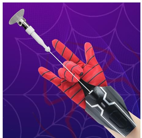 Kuawmty Spider Web Shooters 2.0 Upgraded Version，Real Web Shooters，Spider Web Widget ，Spider Rope Launcher，Cool Gadgets Superhero Role-Play - Fun Gift for Teens and Children's Cosplay