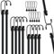 10 Set Spanngummi mit Haken, Expander, Wasserdicht Planenspanner mit Stark Spanngurte, Elastische Gepäckspanner, Expander mit Haken für Ladesicherungen(30cm60cm100cm)