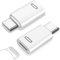 flintronic Adaptateur Lightning vers USB C, 2 Pièces Adaptateur USB-C vers Lightning Compatible pour iPhone15/16/Pro/Pro Max/Plus/iPad, Galaxy S24, Pas pour OTG/Audio/Écouteurs