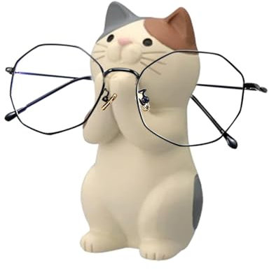 WOGXN Porte-Lunette en Forme De Chat Support De Lunettes Forme d'animal Porte Lunettes Animaux Support De Lunettes De Soleil Présentoir À Lunettes Porte Lunette Lunettes pour Chats Décoration