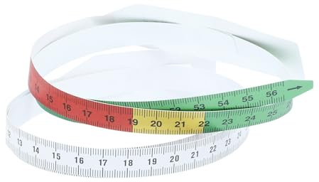 FOMIYES Mètre Ruban pour Mesures Corporelles Bébé Ruban Tour de Tête et Bras 56 CM Lot de 2 Pièces pour Mensuration Santé