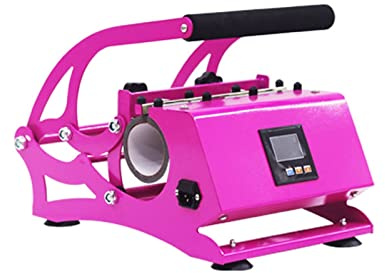 Taza de prensa térmica máquina compacta y liviana múltiples transferencia de transferencia de sublimación(Purple)