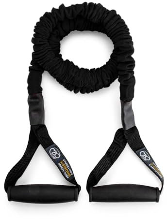 Fitness-Mad Corde de résistance Noir