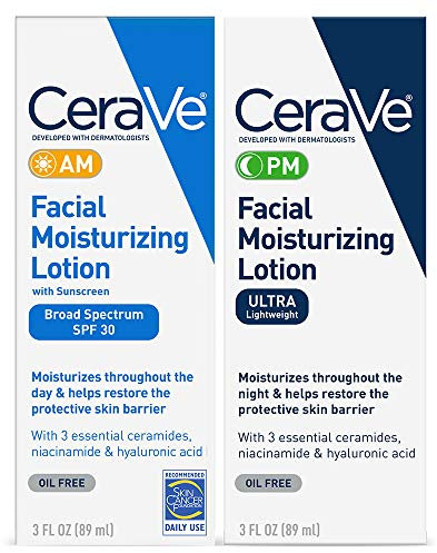 Cerave Facial Lotion hydratante 85 gram. AM/PM Bundle (emballage Peut varier)