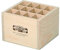 Koh-I-Noor Quadratische Aufbewahrungsbox aus Holz für Stifte, Druckbleistifte, Pinsel, Beige