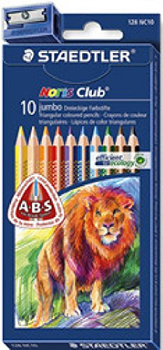 Staedtler Farbstiftetui Jumbo 10er Kartonetui # 128NC10