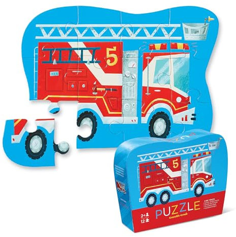 Crocodile Creek Fire Truck Puzzle (12 Stück)