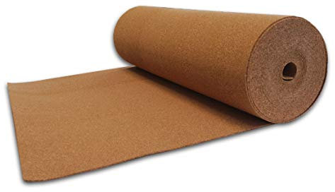 10m² 6mm Qualitäts Rollenkork Trittschalldämmung Tepcor® - Stärke 6mm, Breite 1m, Länge 10m