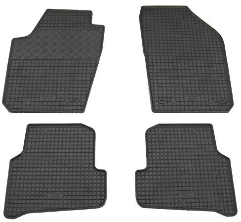 AD Tuning RI902730 Gummifußmatten Set, 4-teilig, Gummi Fußmatten
