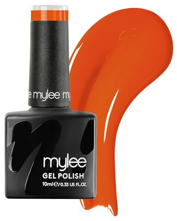 Mylee Gel Nail Polish 10ml [Pulp friction] UV/LED Soak-Off Nail Art Manicure Pedicure for Professional, Salon & Home Use [Yellow/Orange Range] - Long Lasting & Easy to Apply