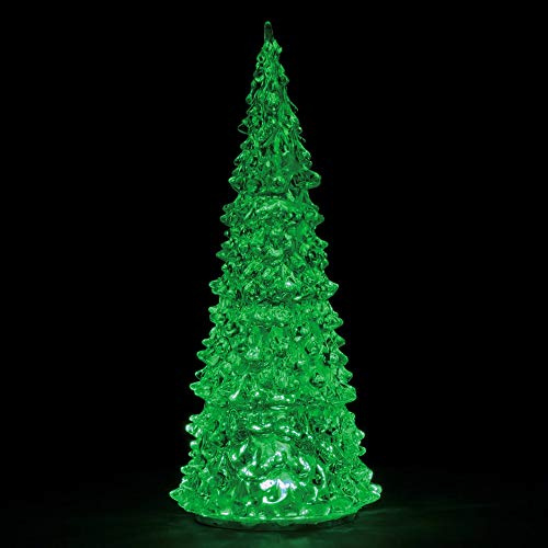 Lemax : Sapin Lumineux Crystal avec 3 Couleurs Changeable