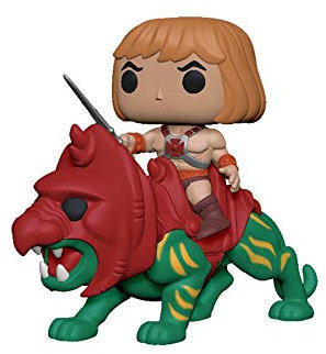 Funko Pop! Ride: Masters of The Universe-He-Man On Battle Cat - Vinyl-Sammelfigur - Geschenkidee - Offizielle Handelswaren - Spielzeug Für Kinder und Erwachsene - TV Fans