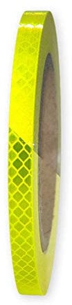 3M™ Diamond Grade DG 4080 Fluoreszierendes Reflektorband (5 Meter) - DREI Farben und Vier Breiten (10, 25, 50, 100 mm) zur Auswahl – Starke Reflexion der Klasse RA3 (10mm x 5m, fluor-lime)