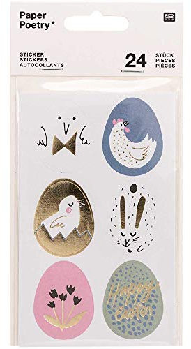 Sticker Ostern, Ostereier FSC Mix