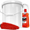detailmate Auto & Motorrad Wasch Set: SONAX Autoshampoo Konzentrat 2L + Wascheimer mit passendem Deckel + Mikrofaser Chenille Waschhandschuh