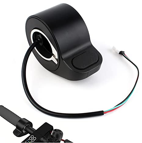 GZLCEU 1 Stück Daumengas Elektroroller, Plastik Elektro Scooter Gaspedal Zubehör Ersatz Kompatibel für Xiaomi M365 (Schwarz, 65 * 45 * 28mm)
