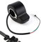 GZLCEU 1 Stück Daumengas Elektroroller, Plastik Elektro Scooter Gaspedal Zubehör Ersatz Kompatibel für Xiaomi M365 (Schwarz, 65 * 45 * 28mm)