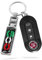 OYDDL Portachiavi universale Metallo con logo Keychain auto accessori per 500 500E 500C 500L 500X (Style G)