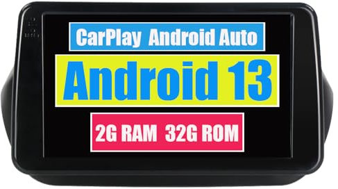 RoverOne Auto Stereo für FIAT Fiorino Qubo für Citroen Nemo für Peugeot Bipper 2008-2017 mit Android Auto Multimedia-Player Navigation Radio Stereo Touchscreen Bluetooth WiFi USB CarPlay