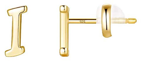 26 ohrringe Frauen Alphabet mit goldenen Nieten ohrringe goldene Zubehör Ohrringe Vorne Und Hinten
