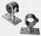 Galvanized Tube Fittings - (143 Handrail Bracket Support-48mm OD Tube D48) Steel Connectors for Plumbing, & DIY Projects | Pipe Fittings for Residential & Industrial Use | 4PK