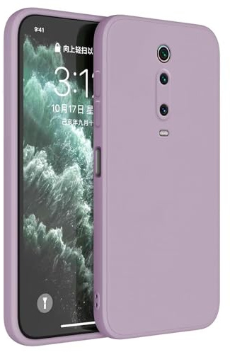 Topme Handyhülle Hülle Fur Xiaomi MI 9T / MI 9T Pro (6.39 Inches) Case Schutzhülle, Hautschutz Aus TPU Silikonhülle - Gras lila