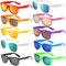 FSMILING Bunt Sonnenbrille Fasching Set Party Sonnenbrillen Verspiegelt Neon lustige sonnenbrille Festival Party Brille Für Damen Herren,Sonnenbrille 10er Pack