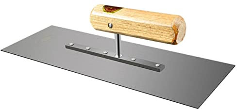 KITANDOVE Flache Betonkelle Für Pools Verputzwerkzeug Aus Manganstahl Komfortgriff