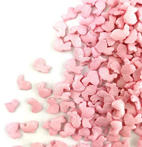 Streuselheld Rosa Hase 80g Streusel zum Dekorieren und Verzieren von Gebäck aller Art wie Torten Kuchen Keksen Zuckerstreusel