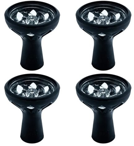 Universal Shisha Kopf aus Glas & Silikon – Hochwertiger Wasserpfeifen-Kopf für intensiven Geschmack – Passend für alle Shishas, Hookahs (4)