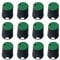 Natotela 6 Round Valve Box 12 Pack With Lid Underground Assembly Sprinkler System Water Meter Box Automatic Lawn Drip Irrigation Kits for Pressure Reducer Water Meters Valves Decoder