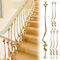 Treppengeländer Goldfarbene Metall-Treppenspindeln, 95 Cm, Plattform-Treppengeländer-Dekor Mit Halterung Für Villa/Hotel/Balkon, Gedrehter Balusterpfosten Aus Aluminium(6 PACK)