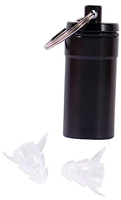 HAWILLOSCH 1paar Musiker-ohrstöpsel Mit Geräuschreduzierung Wiederverwendbar Tragbarem Behälter Für Konzerte Und Umgebungen