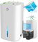 Small Quiet Dehumidifiers(300ML/Day), 850ml Portable Electric Dehumidifier with Auto-Off & Night Light Function for Damp Home, Room, Bedroom, Bathroom Wardrobe, Basement