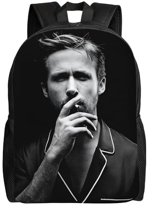 EZKYZTLW Ryan Star Gosling, leichter Laptop-Rucksack, Reise-Tagesrucksack, Büchertasche für Damen und Herren, für Reisen und Arbeit