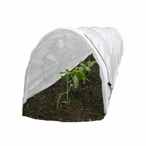 Fleece Plant Protection Cover – Garden Netting Grow Tunnel for Vegetables, Flowers, and Fruit Plants
