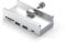 Aluminum USB Type C 3.0 HUB Phone Holder SD TF Micro USB Memory Card Reader Phone Charger DC Power Adapter Multiple Extend Dock (Silver)