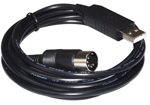 Adaptador USB A DIN 5PIN Macho Cable DE COMUNICACIÓN Serie RS232(5m)