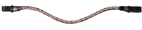 HKM Starlight Browband Amber Cob