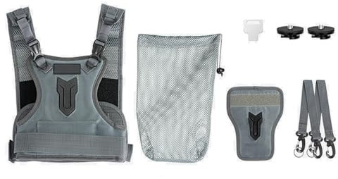 Deux systèmes de harnais de poitrine pour appareil photo avec sangles rapides pour photographes avec libération rapide et ajustement réglable