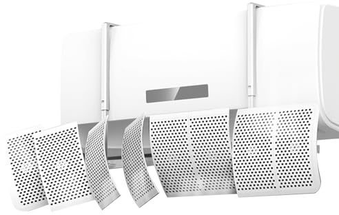 Déflecteur De Vent De Climatisation Guide D'Air Pour Ventilation | Accessoire Ménager 1,5 kg Capacité Angles Réglables Femmes Enceintes Personnes Âgées