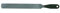 Crescent Nicholson 8 Rectangular Double/Single Cut Axe File - Carded - 06706N
