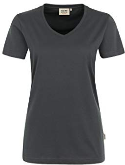 HAKRO Damen Damen V-Shirt Mikralinar® T-Shirt
