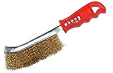 Silverline Tools 699874 Cepillo Metálico de Acero Latonado
