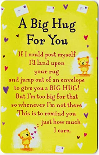 Heartwarmers A Big Hug For You Keepsake Card & Envelope 3.5 x 2 Code K134E