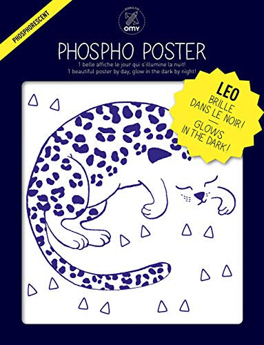 OMY zeigt Leuchtfarben Leo (Format 30 x 40 cm) – leuchtet im Dunkeln...